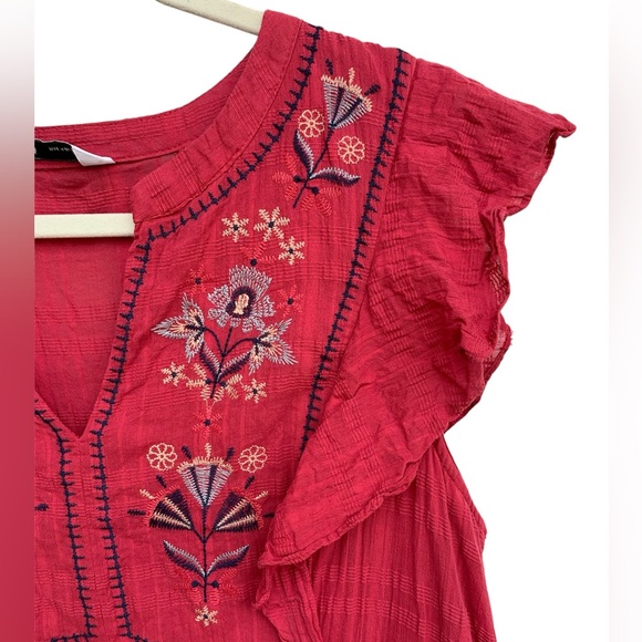 Sonoma red boho dress size L - Picture 7 of 7